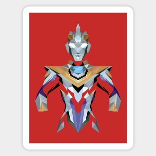 Ultraman Z Gamma Future (Low Poly Style) Magnet